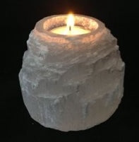 Selenite Tealight Holder - Natural Selenite Tealight Holder - Natural